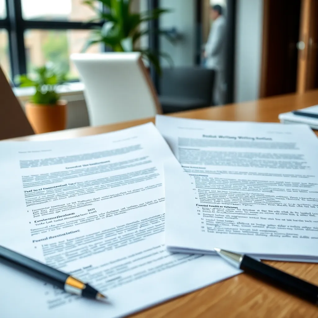 Professionele documenten met Nederlandse en Engelse vertaling naast elkaar