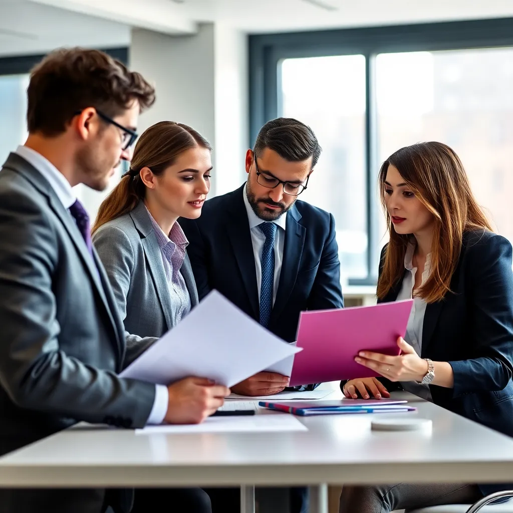 Nederlandse professional die een digitale presentatie geeft aan collega's